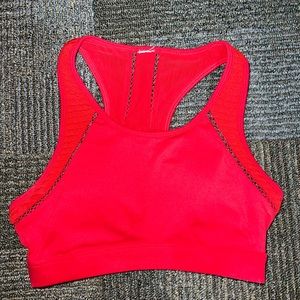 Fabletics Katelyn Medium Impact Sport Bra Persimmon Red